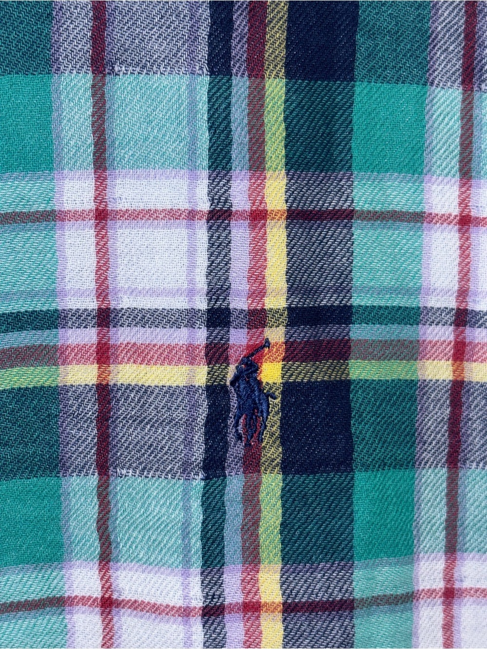 Polo Ralph Lauren plaid flannel button-down shirt SZ XXL - Picture 2 of 13